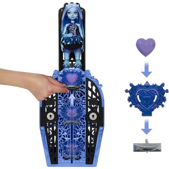 MUÑECA ABBEY BOMINABLE + ARMARIO MONSTER HIGH SKULLTIME SECRETS image 3
