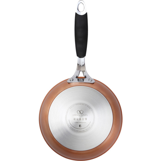 COLECCIÓN INFINITY CHEFS: CACEROLA Ø28 CON TAPA DE VIDRIO; SARTENES Ø16 Y Ø24; SARTÉN GRILL 28X28 Y PLANCHA GRILL 40X24 CMS + JUEGO DE CUCHILLOS image 3