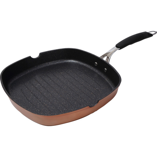 COLECCIÓN INFINITY CHEFS: CACEROLA Ø28 CON TAPA DE VIDRIO; SARTENES Ø16 Y Ø24; SARTÉN GRILL 28X28 Y PLANCHA GRILL 40X24 CMS + JUEGO DE CUCHILLOS image 4