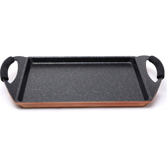 COLECCIÓN INFINITY CHEFS: CACEROLA Ø28 CON TAPA DE VIDRIO; SARTENES Ø16 Y Ø24; SARTÉN GRILL 28X28 Y PLANCHA GRILL 40X24 CMS + JUEGO DE CUCHILLOS image 6