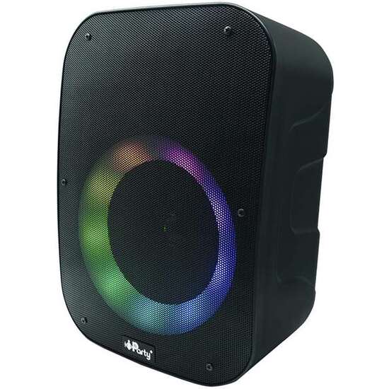 ALTAVOZ PORTATIL PARTY. CON EFECTOS DE LUZ, MICRÓFONO, BATERÍA RECARGABLE, NEGRO, CON BLUETOOTH.25,5X20,3X35,7CM image 3