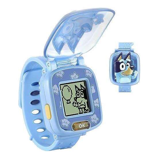 RELOJ DIGITAL DE BLUEY. 4 ACTIVIDADES Y 3 NIVELES DE JUEGO. DIFERENTES ESFERAS DEL RELOJ. 15X5,8X21,6 CM image 2