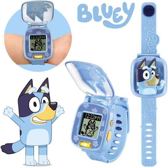 RELOJ DIGITAL DE BLUEY. 4 ACTIVIDADES Y 3 NIVELES DE JUEGO. DIFERENTES ESFERAS DEL RELOJ. 15X5,8X21,6 CM image 4