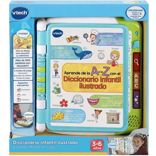 DICCIONARIO INFANTIL ILUSTRADO ESCUELA EN CASA ¡CON MÁS DE 200 DESCRIPCIONES DE PALABRAS! 25,5X29X4,5 CM image 2