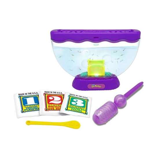 SEA MONKEYS OCEAN ZOO COFRE DEL TESORO CON LUZ EXP 12 PIEZS. SON PLACTON Y MICRO CRUSTÁCEOS.INCLUYE HUEVOS DE VIDA INSTANTANEA COMIDA CUCHARA E INSTRUCCIONES. image 1