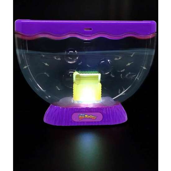 SEA MONKEYS OCEAN ZOO COFRE DEL TESORO CON LUZ EXP 12 PIEZS. SON PLACTON Y MICRO CRUSTÁCEOS.INCLUYE HUEVOS DE VIDA INSTANTANEA COMIDA CUCHARA E INSTRUCCIONES. image 5