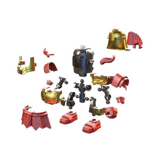 FIGURA ARTICULADA SORPRESA GUERREROS HEROPOD WORLD OF ARMOURS 12 CM MAS DE 30 PIEZAS - MODELOS SURTIDOS image 1
