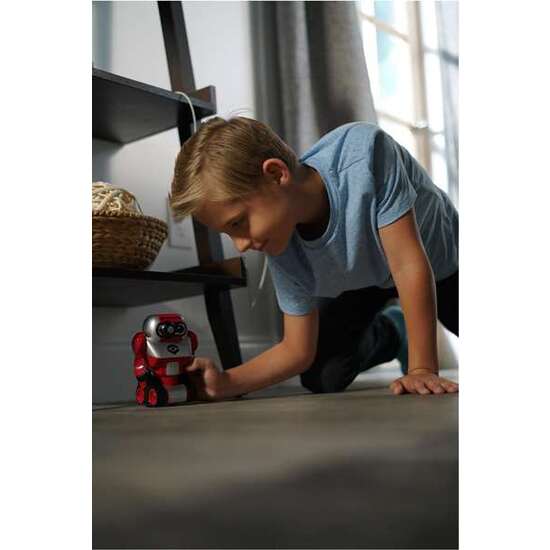 ROBOT SPYBOTS T.R.I.P.CON SU PROYECTOR LED EMITE EL LOGO AVISANDO A LOS POSIBLES INTRUSOS QUE LA ZONA ESTÁ PROTEGIDA POR LOS SPYBOTS image 1