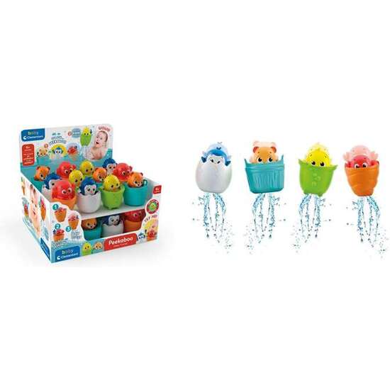 JUEGO DE BAÑO FIGURAS DE ANIMALES ¡ASOMAN SUS CABECITAS AL ENTRAR EN EL AGUA! 11X9 CM - MODELOS SURTIDOS image 1