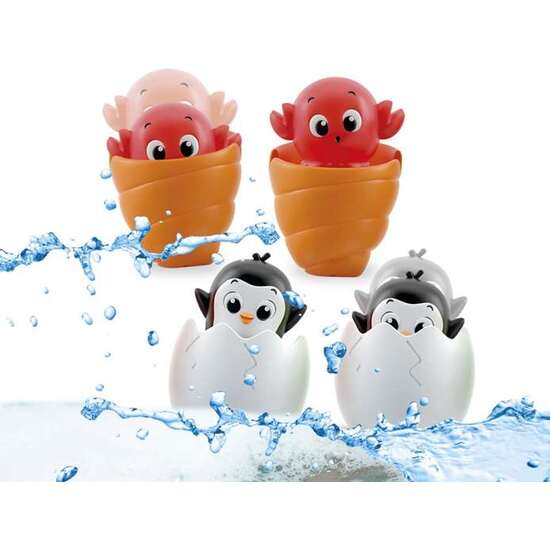 JUEGO DE BAÑO FIGURAS DE ANIMALES ¡ASOMAN SUS CABECITAS AL ENTRAR EN EL AGUA! 11X9 CM - MODELOS SURTIDOS image 5