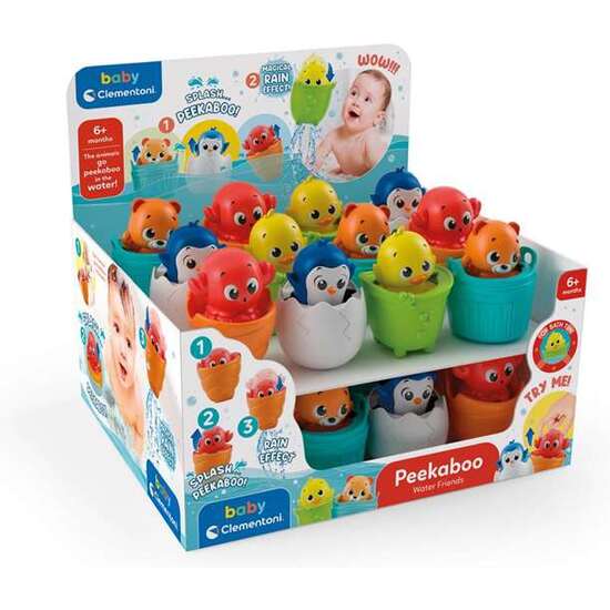 JUEGO DE BAÑO FIGURAS DE ANIMALES ¡ASOMAN SUS CABECITAS AL ENTRAR EN EL AGUA! 11X9 CM - MODELOS SURTIDOS image 7