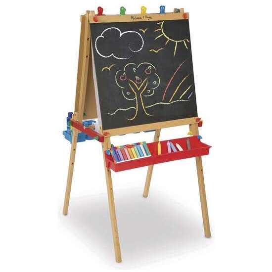 CABALLETE DE ARTE DE PIE DE LUJO DE MADERA 119X69X66 CM. MELISSA & DOUG. HAZ TUS PINTURAS COMO UN PROFESIONAL! image 3