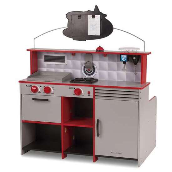 RESTAURANTE DE COMIDAS MELISSA & DOUG. CON TODO LO NECESARIO TENER TU RESTAURANTE FAVORITO 108X66X18 CM image 0