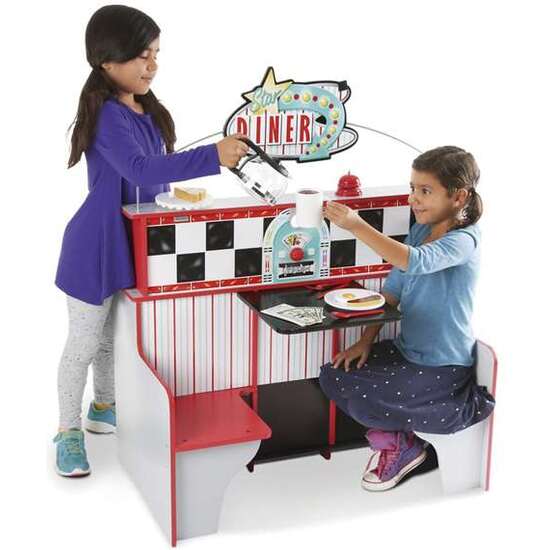 RESTAURANTE DE COMIDAS MELISSA & DOUG. CON TODO LO NECESARIO TENER TU RESTAURANTE FAVORITO 108X66X18 CM image 1