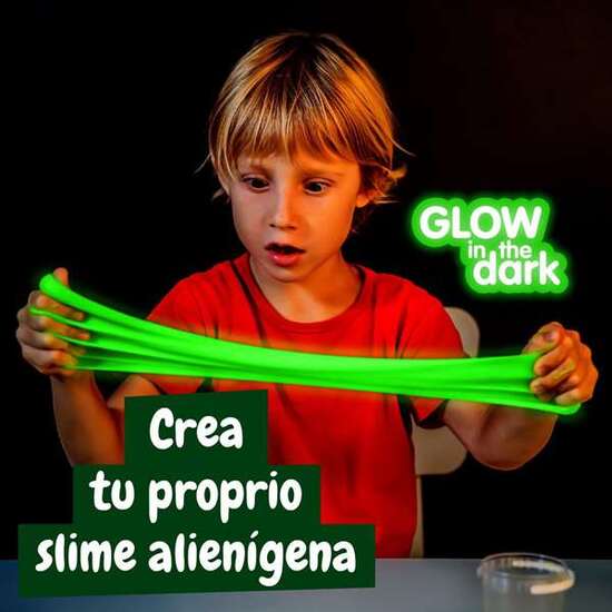 JUEGO SLIME APOCALISTICOS ¡CREA UN SLIME ESPONJOSO QUE BRILLA EN LA OSCURIDAD Y ARENA MOVEDIZA! CON 11 EXPERIMENTOS image 2