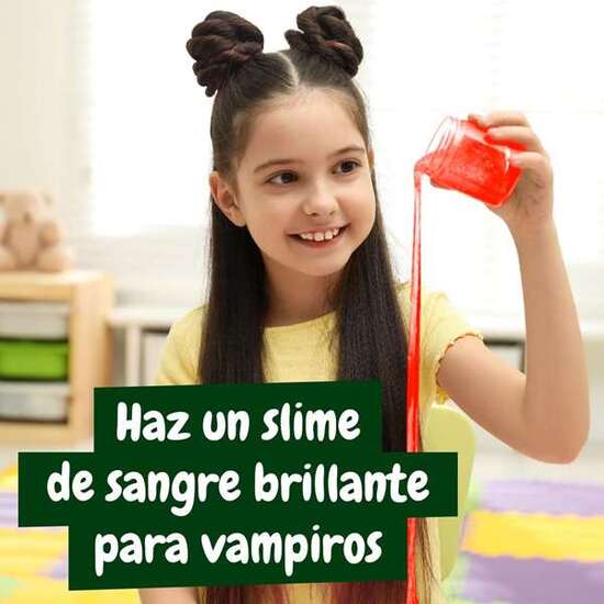JUEGO SLIME APOCALISTICOS ¡CREA UN SLIME ESPONJOSO QUE BRILLA EN LA OSCURIDAD Y ARENA MOVEDIZA! CON 11 EXPERIMENTOS image 3
