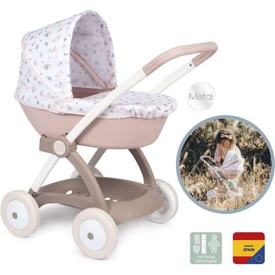 COCHECITO DE PASEO BN POP PRAM CON ESTRUCUTRA DE METAY PLÁSTICO. PARA MUÑECOS DE HASTA 42 CM. 59X58X38 CM image 3
