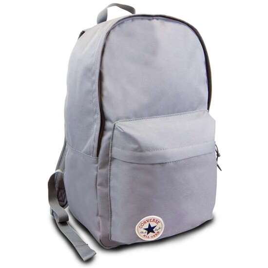 MOCHILA AMERICANA GRIS CLARO CONVERSE, COMPARTIMENTO PARA EL ORDENADOR Y BOLSILLOS CON CIERRES 45X27X13,5 CM image 1