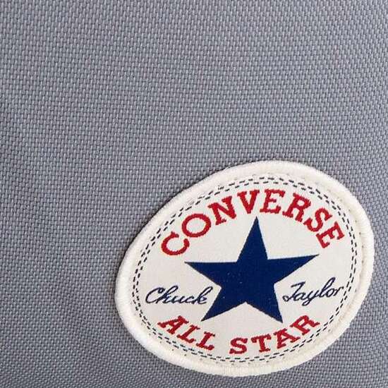 MOCHILA AMERICANA GRIS CLARO CONVERSE, COMPARTIMENTO PARA EL ORDENADOR Y BOLSILLOS CON CIERRES 45X27X13,5 CM image 4