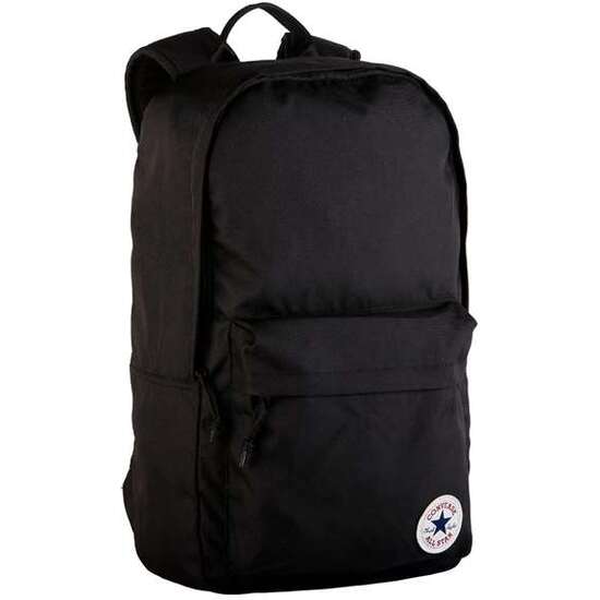 MOCHILA AMERICANA NEGRA CONVERSE, COMPARTIMENTO PARA EL ORDENADOR Y BOLSILLOS CON CIERRES 45X27X13,5 CM image 0