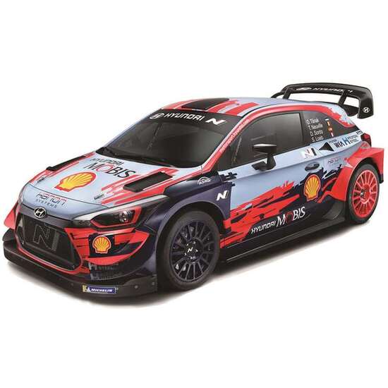 COCHE RADIO CONTROL HYUNDAI I20 WRC ESCALA 1:16, EMISORA 2,4 GHZ, CON BATERIA Y CARGADOR 25X12,5X11 CM image 2