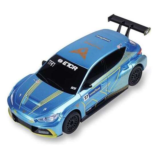 PISTA SCALEXTRIC JUMP & LOOP. INCLUYE COCHES CON LUZ,MANDO CON TURBO ,VALLAS,PUENTE,RAMPA Y LOOPING 6,66M DE PISTA 156X123 CM image 3