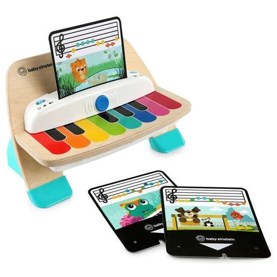 PIANO MAGIC TOUCH MADERA BABY EINSTEIN CON TECNOLOGIA TACTIL INCLUYE TRES HOJAS DE MUSICA 22,9X30,5X12,7CM image 1
