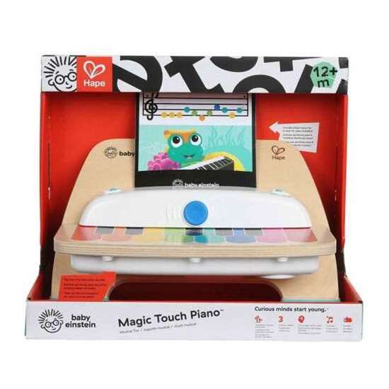 PIANO MAGIC TOUCH MADERA BABY EINSTEIN CON TECNOLOGIA TACTIL INCLUYE TRES HOJAS DE MUSICA 22,9X30,5X12,7CM image 4
