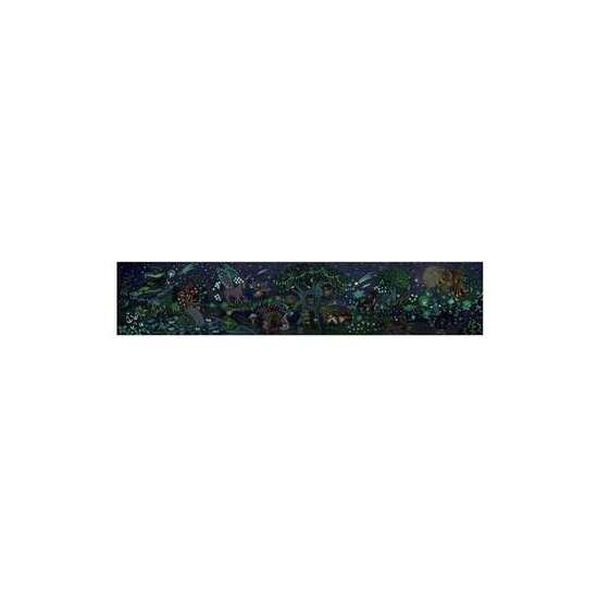 PUZZLE BOSQUE MÁGICO 1.5 METROS LARGO CONTIENE 200 PIEZAS QUE BRILLAN EN LA OSCURIDAD. INCLUYE 10 CARGAS CON DATOS 150X30X0,2CM image 1