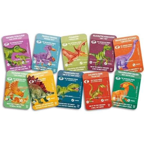 PUZZLE DINOSAURIOS 1.5 METROS LARGO CONTIENE 200 PIEZAS LOS ESQUELETOS BRILLAN EN LA OSCURIDAD. INCLUYE 10 CARTAS CON DATOS. 150X30X0,2CM image 2
