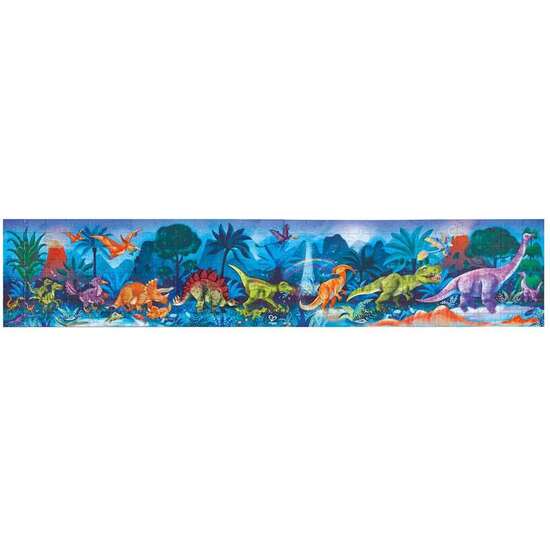 PUZZLE DINOSAURIOS 1.5 METROS LARGO CONTIENE 200 PIEZAS LOS ESQUELETOS BRILLAN EN LA OSCURIDAD. INCLUYE 10 CARTAS CON DATOS. 150X30X0,2CM image 5