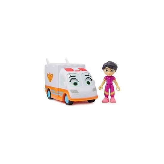VEHICULO UNIDAD DE RESCATE BO Y FLASH, VIOLET Y AXL, JAYDEN Y PISTON. 17,78X21,59X7,62CM - MODELOS SURTIDOS image 2