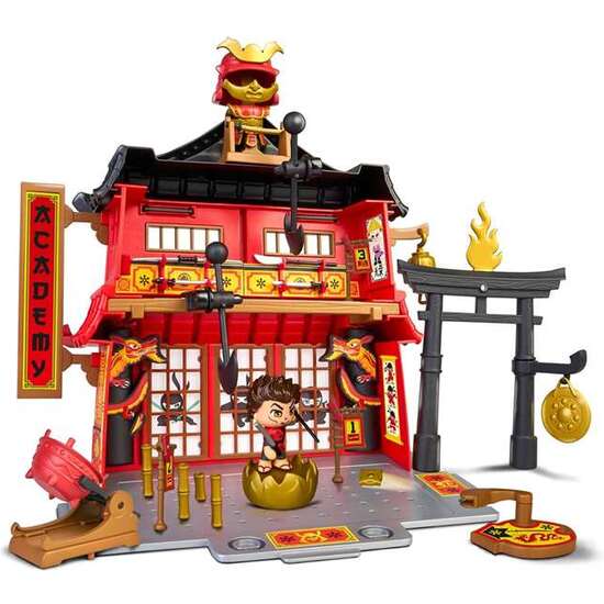 ACADEMIA THE NINJA PINYPON ACTION. INCLUYE FIGURA EXCLUSIVA Y 45 ACCESORIOS. ACADEMIA REPLETA DE ACTIVIDADES. image 0