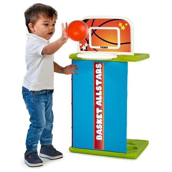 FEBER ACTIVITY CUBE 4 IN 1. LOS NIÑOS PUEDEN JUGAR AL GOLF,BALONCESO,FUTBOL Y UTILIZAR EL CUBO COMO MESA. 41X61X33 CM image 1
