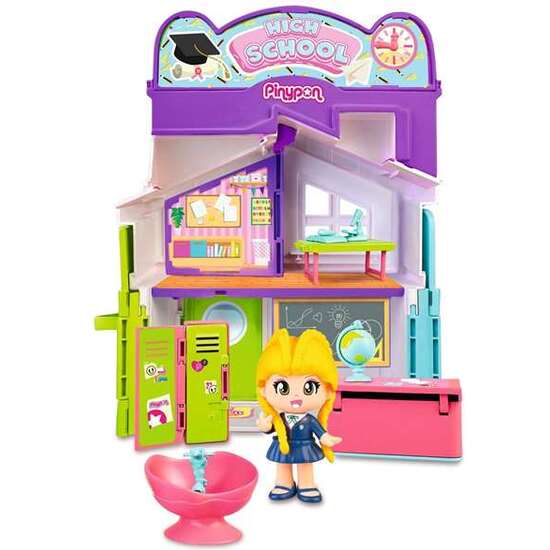PROFESIONES PINYPON 3 EN 1, 3 ESCENARIOS DIFERENTES (ESCUELA, SALÓN DE BELLEZA O COCINA DE RESTAURANTE) INCLUYE 3 FIGURAS Y ACCESORIOS image 2