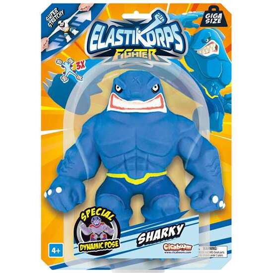 FIGURA ELASTIKORPS FIGHTERS EN BLISTER ¡ESTIRALA, DEFORMALA Y VUELVE A SU FORMA ORIGINAL!16 CM  - MODELOS SURTIDOS image 5