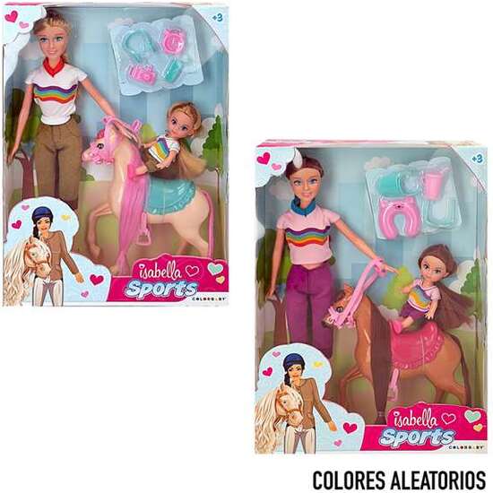 MUÑECA ARTICULADA ISABELLA BELLA SET EN EL CAMPO CON DOS MUÑECAS Y ACCESORIOS.29 CM  - MODELOS SURTIDOS image 4