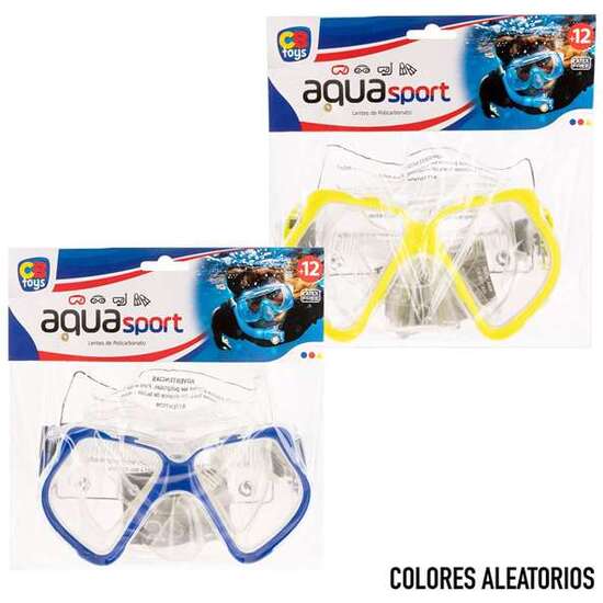 MASCARA BUCEO POLICARBONATO ADULTO AUA SPORT 20X7X22CM (+12AÑOS) 2COLORES SURTIDOS - MODELOS SURTIDOS image 3