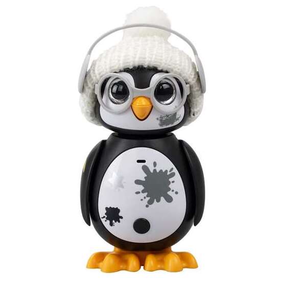 PINGÜINO INTERACTIVO CON ACCESORIOS ¡LÍMPIALOS Y PONLES LOS ACCESORIOS! SE LES ILUMINA EL CORAZÓN DE DIFERENTES COLORES 16X14.50X6 CM - MODELOS SURTIDOS image 0