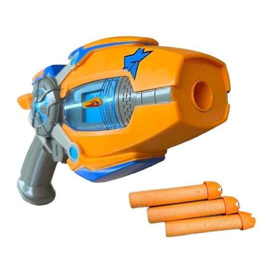 PISTOLA SLUGTERRA ELIS BLASTER. CON MECANISMO DE AIRE PRESURIZADO Y UN DISPARO DE 9 METROS. INCLUYE 3 DARDOS. image 2