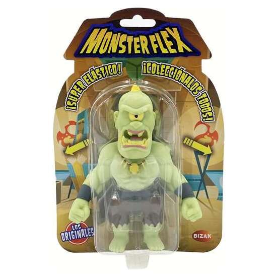 FIGURA ESTIRABLE MONSTERFLEX CLASSIC. SE ESTIRAN Y RETUERCEN Y VUELVEN A SU TAMAÑO. HAY 2 EXCLUSIVAS QUE BRILLAN EN LA OSCURIDAD. 17 CM - MODELOS SURTIDOS image 2