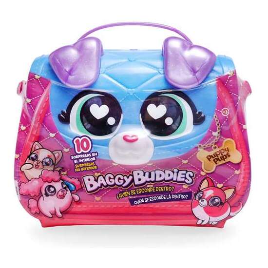 MALETÍN BAGGY BUDDIES PERRITO SORPRESA. INCLUYE 10 SORPRESAS EN SU INTERIOR. 19X16,4X8.9 CM - MODELOS SURTIDOS image 0