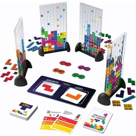 JUEGO TETRIS STRATEGY. UN JUEGO DE ESTRATEGIA. DONDE CADA JUGADOR DEJA CAER PIEZAS EN SU PROPIA TORRE MATRIZ. image 1