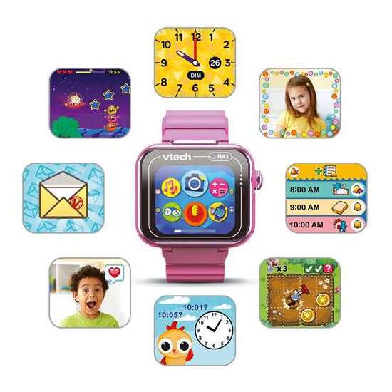 RELOJ INTERACTIVO KIDIZOOM SMARTWATCH MAX COLOR ROSA PANTALLA TACTIL.FOTOS,SELFIES,VIDEOS,GRABADORA,JUEGOS.. 256 MB. image 2
