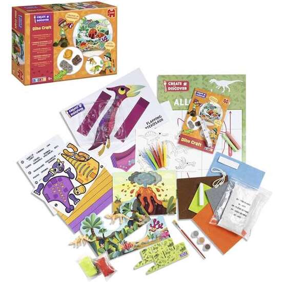 JUEGO MANUALIDADES DINO CREATIVO. SIETE ACTIVIDADES CREATIVAS PARA EXPLORAR EL MUNDO DE LOS DINOSAURIOS. image 5