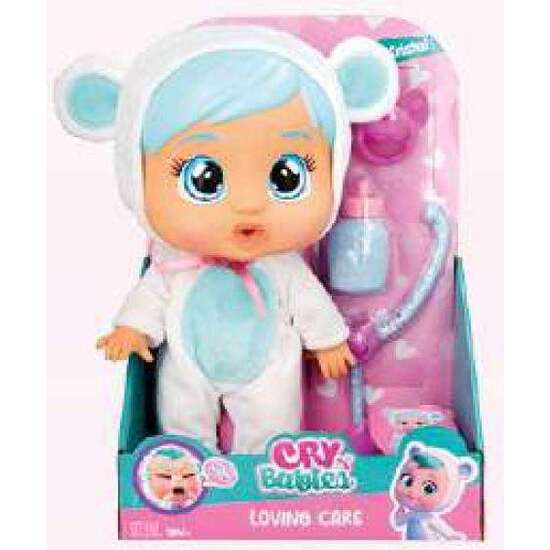MUÑECO BEBE LLORON KRISTAL LOVING CARE TAMAÑO REDUCIDO LLORA LAGRIMAS DE VERDAD Y CONTIENE ACCESORIOS PERSONALIZADOS 26 CM image 0