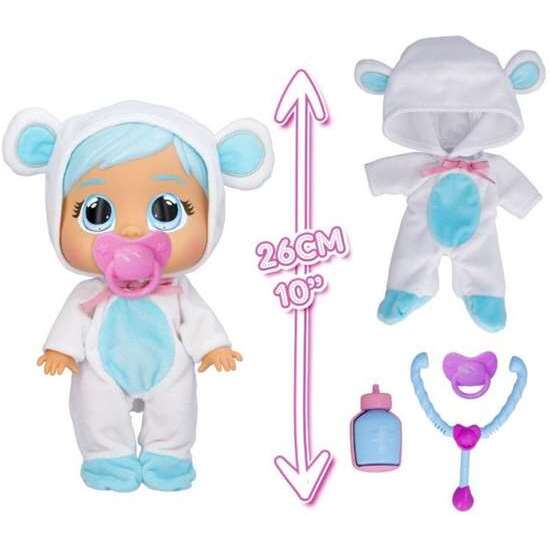 MUÑECO BEBE LLORON KRISTAL LOVING CARE TAMAÑO REDUCIDO LLORA LAGRIMAS DE VERDAD Y CONTIENE ACCESORIOS PERSONALIZADOS 26 CM image 1