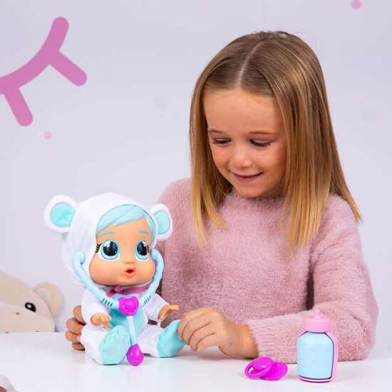 MUÑECO BEBE LLORON KRISTAL LOVING CARE TAMAÑO REDUCIDO LLORA LAGRIMAS DE VERDAD Y CONTIENE ACCESORIOS PERSONALIZADOS 26 CM image 5