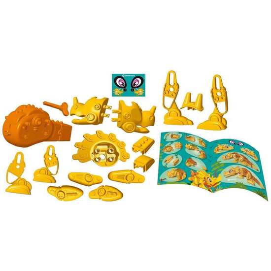 JUEGO CONSTRUCCIÓN DINO BOT TRICERATOPS.FÁCIL DE MONTAR GRACIAS A LAS HERRAMIENTAS INCLUIDAS 20X20X6 CM image 4