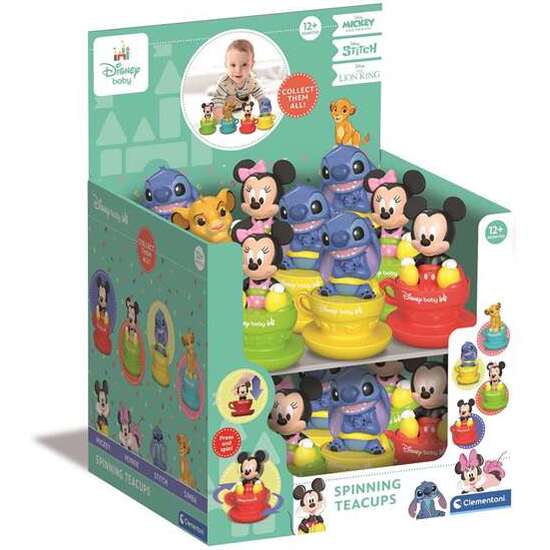 TAZA PERSONAJES GIRATORIOS BABY DISNEY. SE CONVIERTE EN UN JUEGO CON CUATRO SIMPATICAS VERSIONES.   - MODELOS SURTIDOS image 4